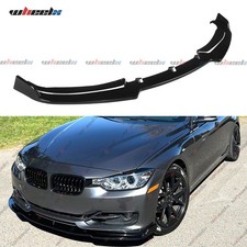 For Bmw F30 320i Base 2012-2015 Front Bumper Lip Spoiler Splitter Gloss Black Us
