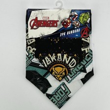 Marvel Avengers 2 pack Bandana 17.5  x 17.5  Wakanda Forever Black Panther New