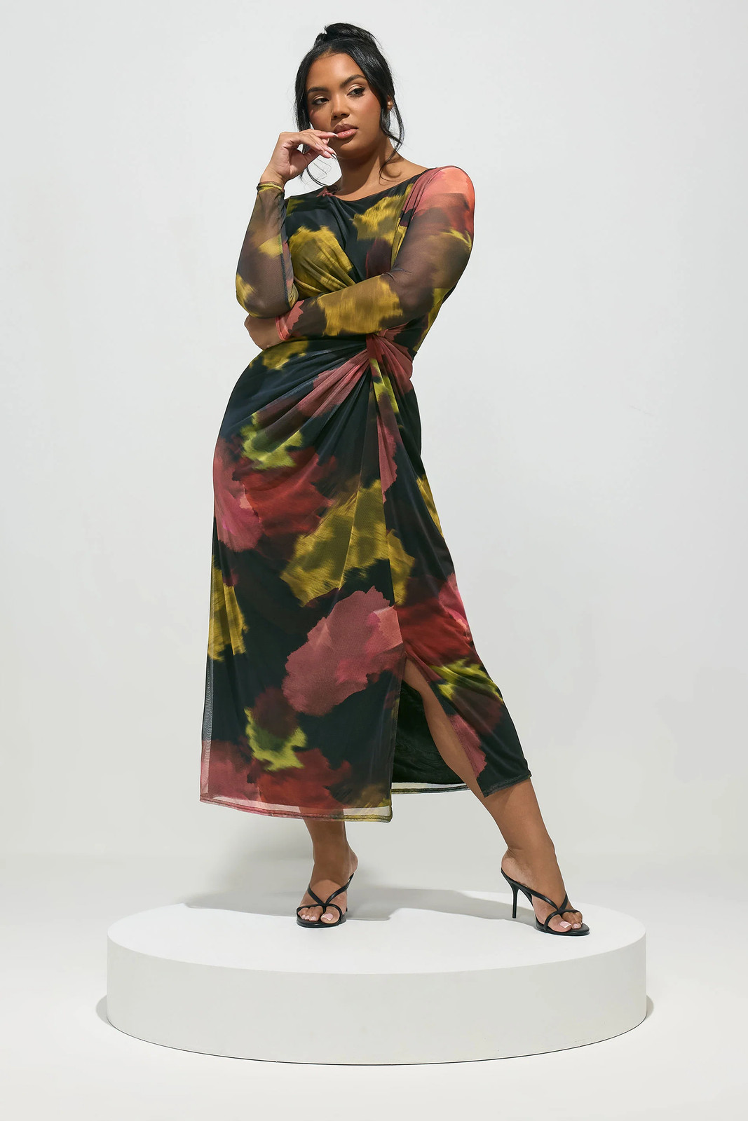 Yours Curve Women's Plus Size Abstract Dress