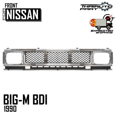 Front Grille Chrome Cover For Nissan Navara D21 BDI 1990-1992 Pickup
