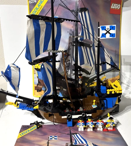 Vintage LEGO Pirates: Caribbean Clipper (6274) 99% Complete W/ Manual