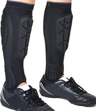 Soccer Shin Guards, Soccer Protective Gear with Calf and Ankle Pads, Shin Small