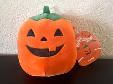 Squishmallows JODIE Orange Jack-O'-Lantern PUMPKIN 5" PLUSH HALLOWEEN NEW TAG