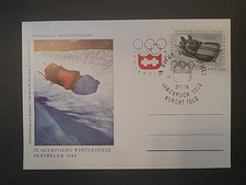 Stamps Olympics Innsbruck 1964 Set of 10 Post Cards