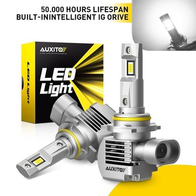 Auxito All in One 9012 HIR2 LED Headlight Conversion Kit High Low Beam Bulb 200W