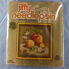 Sunset Designs Jiffy Needlepoint #5200 Apples...