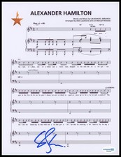Christopher Jackson "Hamilton" AUTOGRAPH Signed 'Alexander Hamilton' Sheet Music