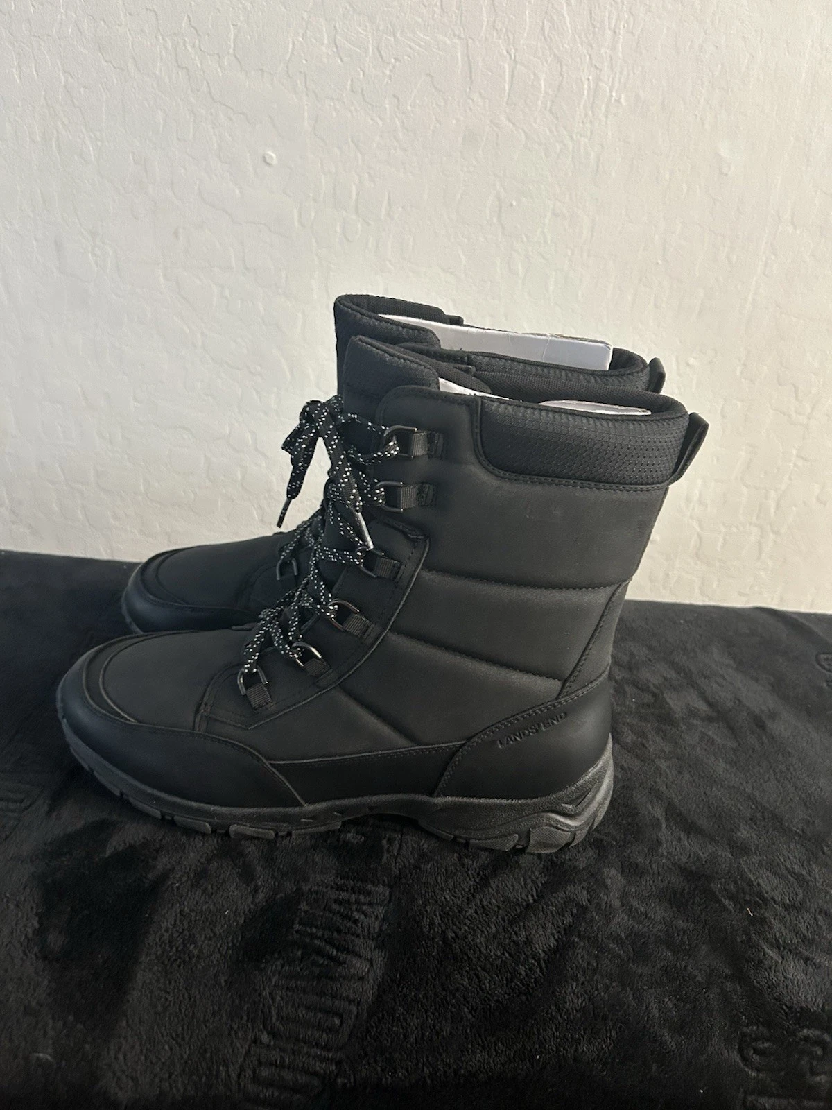 Lands End Size 12 Men’s Black Expedition Suede Insulated Winter Snow Boots New
Opens in a new window