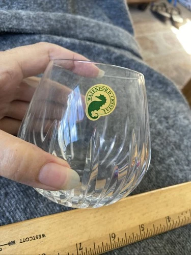 Vtg Waterford Crystal Vintage Lismore Small Rose Bowl vase Heavy Weight