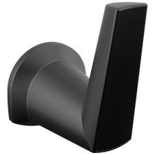 Delta 77235-BL Robe Hook 3.19" Zinc Matte Black Wall Mount Galeon Collection