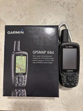 Garmin GPSMAP 64st Handheld Hiking GPS Black Plastic for Outdoor Hiking Activity
