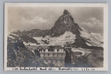 Kulmhotel Gornergrat Cervino Svizzera ghiacciaio montagne 1929 - foto anni '20
