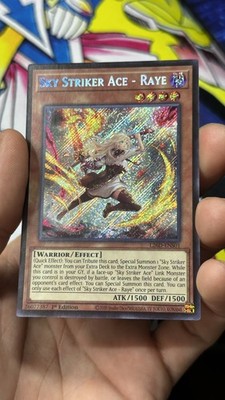 Sky Striker Ace - Raye Secret Rare L26D-ENS01 NM Yu-Gi-Oh! English Alternate Art