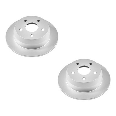 SET-P15AR8743EVC-2 Powerstop Brake Discs 2-Wheel Set Rear for Grand Cherokee