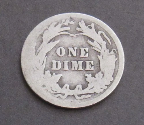 1903 BARBER SILVER DIME ~ 90% SILVER ~ Cat # 102