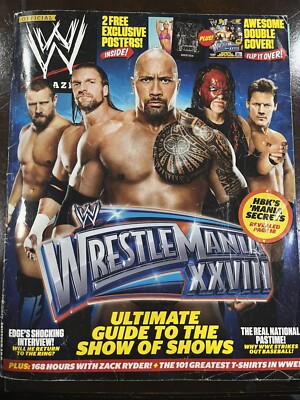 WWE Magazine - April 2012 - Wrestlemania 28 Issue - With Poster