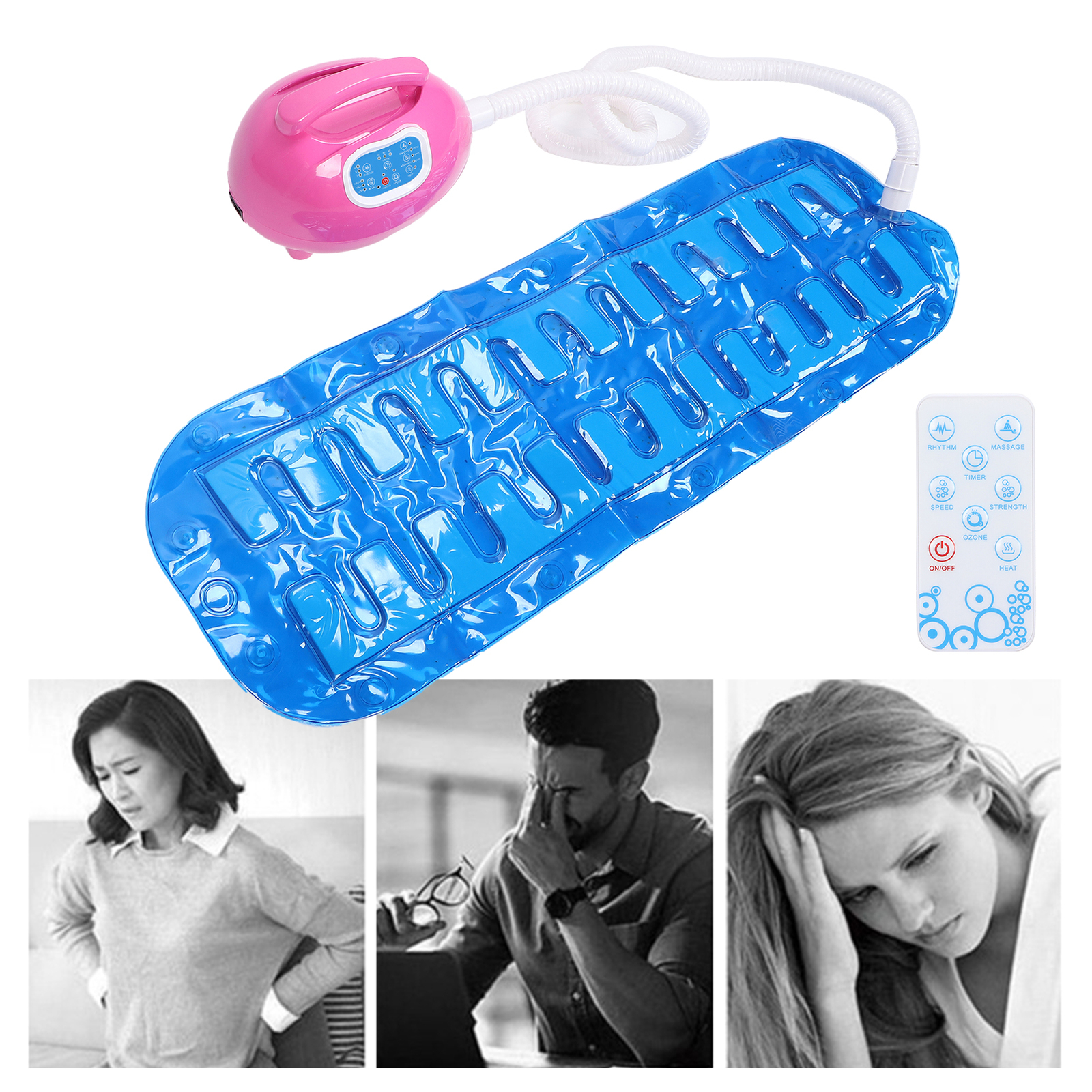 UK)Bathtub Bubble Massage Electric Bubble Bath Mat Tub Massager Full Body |  eBay