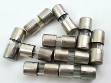 Lot of 10 Bussmann AGA5 Glass Fuses 5 Amp 32 Volt Fast Acting 1/4" x 5/8"