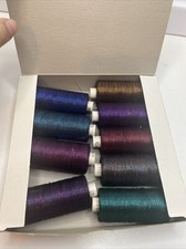 'MADEIRA' Metallized EMBROIDERY THREAD Only 9 Pieces Vintage 20g