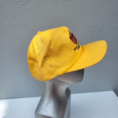 Dura Lube Heavy Duty Fleet Lubricants Yellow Snapback Truckers Cap Hat - Picture 3 of 5
