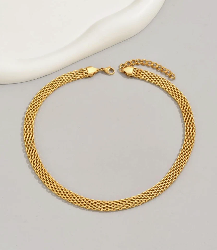 Gargantilla de Oro 14K  Joyeria Fina Cadenas Collares Regalos para Mujer - Image 3 of 4