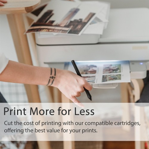 4 Cyan XL Ink Cartridges for Epson Workforce Pro WF-5620DWF. WF-5690DWF - Picture 3 of 4