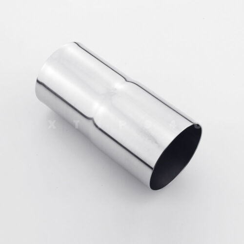 2.25" ID to 2.5" OD Exhaust Pipe Connector Adapter Reducer 304 Stainless Steel - Foto 2 di 3