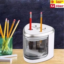 Electric Double Hole Pencil Sharpener -Battery Operated for No.2 / 6-12mm Pencil