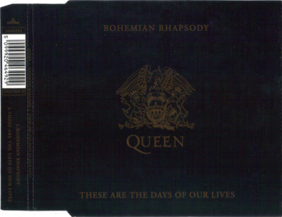 CD000 UK CD Single Queen   Bohemian Rhapsody / These Are The Days Of Our Lives