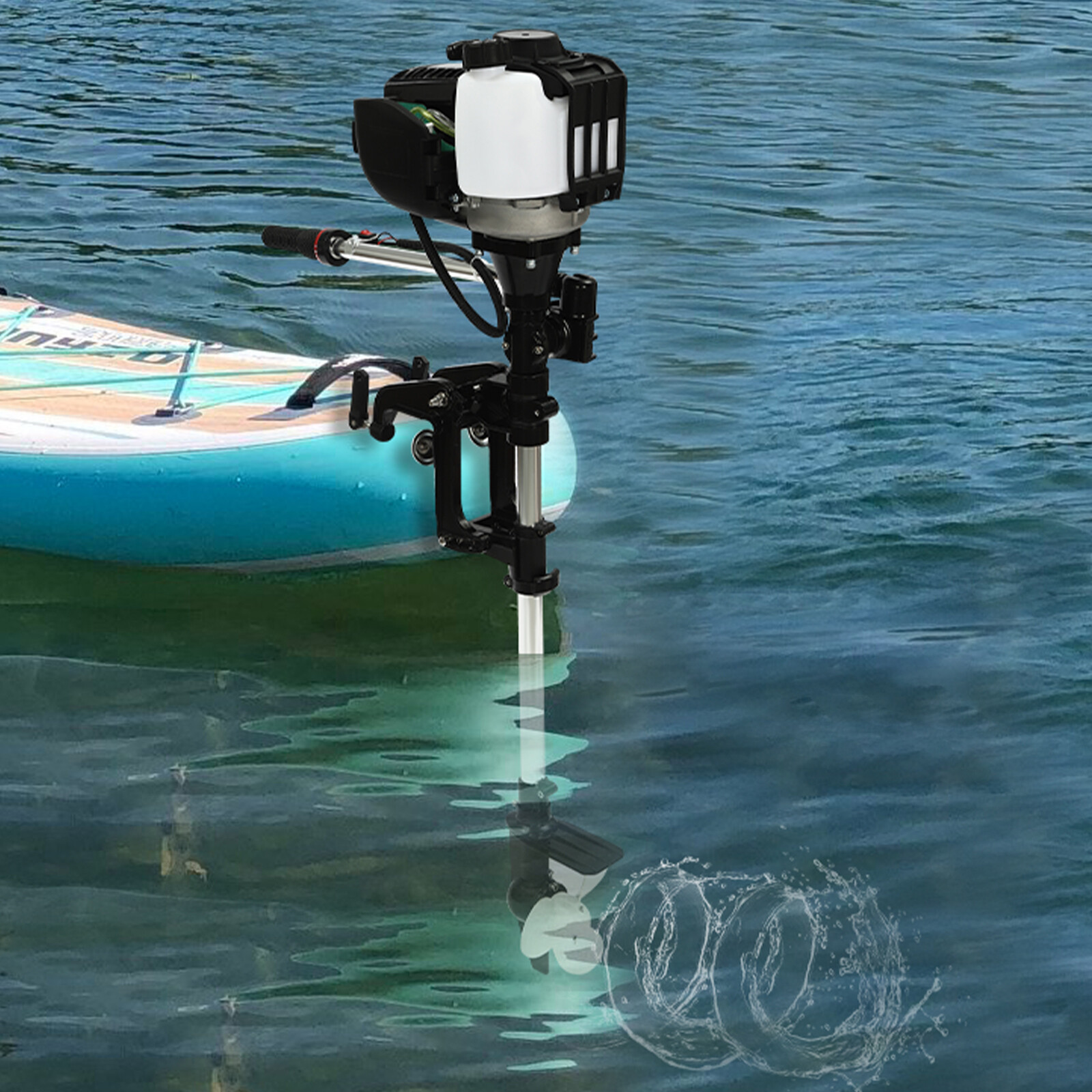 5.5HP 4 Stroke Outboard Motor Fishing Boat Engine Gasoline Air Cooling CDI 65cc