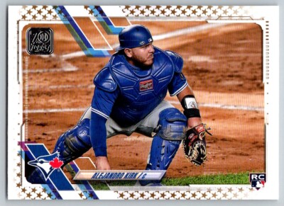 2021 SERIES 2 GOLD STAR PARALLEL ALEJANDRO KIRK RC TORONTO BLUE JAYS #551