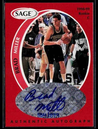 1998 SAGE #A32 Brad Miller Autographs #/879