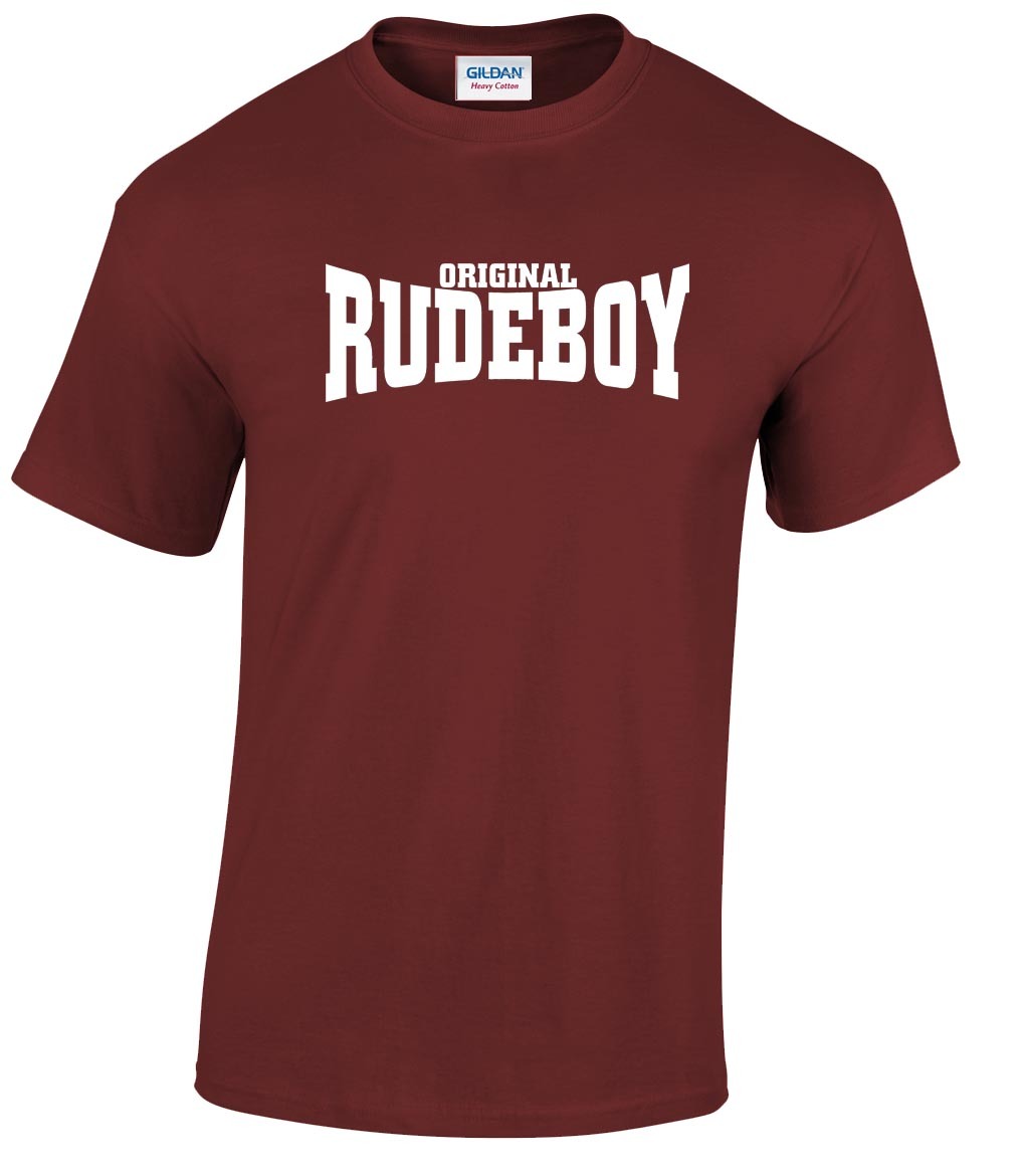 SKA TWO-TONE RUDE BOY T-SHIRT REGGAE ORIGINAL RUDEBOY 2-Tone