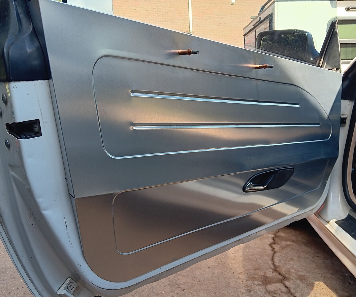 BMW E46 2D Coupe .040 Standard Aluminum Door Card Panels Drift