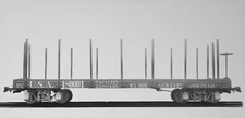 US Army narrow gauge flat car 180001 by American Car & Foundry 1917 5 x 7 Photo