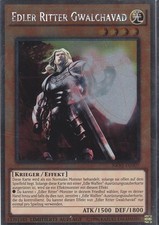 YU-GI-OH Edler Ritter Gwalchavad Platinum Rare NKRT-DE007