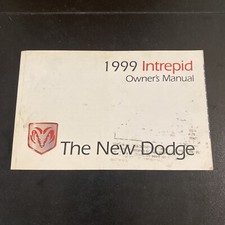 1999 The New Dodge Intrepid Owners Operators Manual Guide OEM for Glovebox