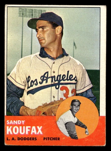 1963 Topps #210 Sandy Koufax Excellent Dodgers