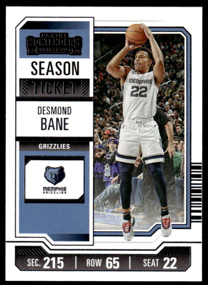 2023-24 Panini Contenders Season Ticket Retail #96 Desmond Bane NM