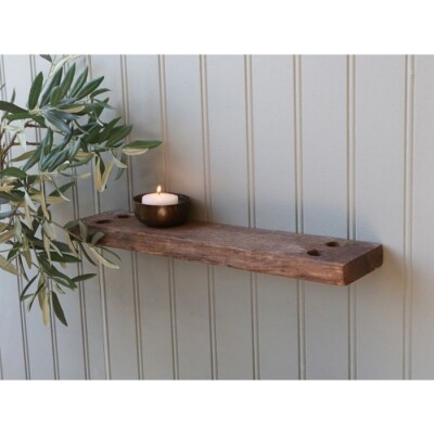 Grimaud Old Shelf Of Ship Plank Unique by Chic Antique
