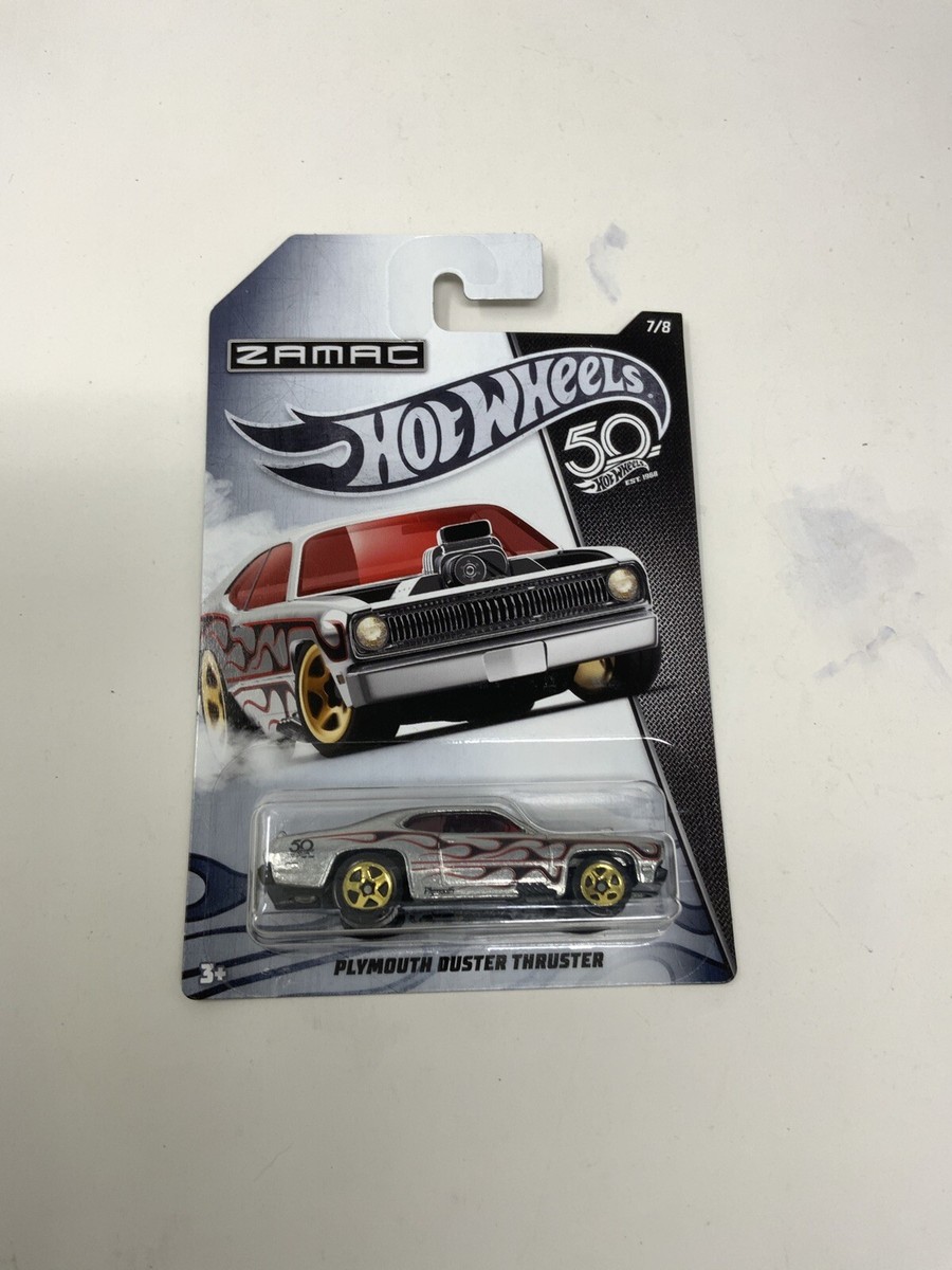 Hot Wheels 2018 50th Anniversary HW ZAMAC Plymouth Duster Thruster ホットホイールズ HW 50th マスターセット 2018 スター&ストライ