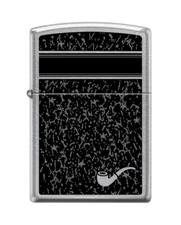 Zippo 2925, Pipe Lighter, Street Chrome Finish Lighter