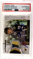 BRENDEN MORROW AUTO PATCH 2007-08 Fleer Hot Prospects 2-Color PSA DNA Signed