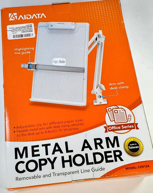 AIDATA USA CH012A Metal Arm Copy Holder for sale online eBay