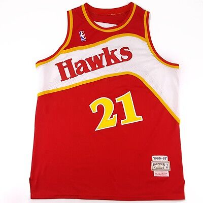 mitchell and ness dominique wilkins jersey