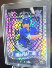 2021 CHRONICLES CRUSADE PRIZMS POWER PLAID RC KYLE ISBEL ROYALS PRIZM Rookie SSP