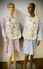 Adult Bib - With or without Food Catch - Beautiful Paris