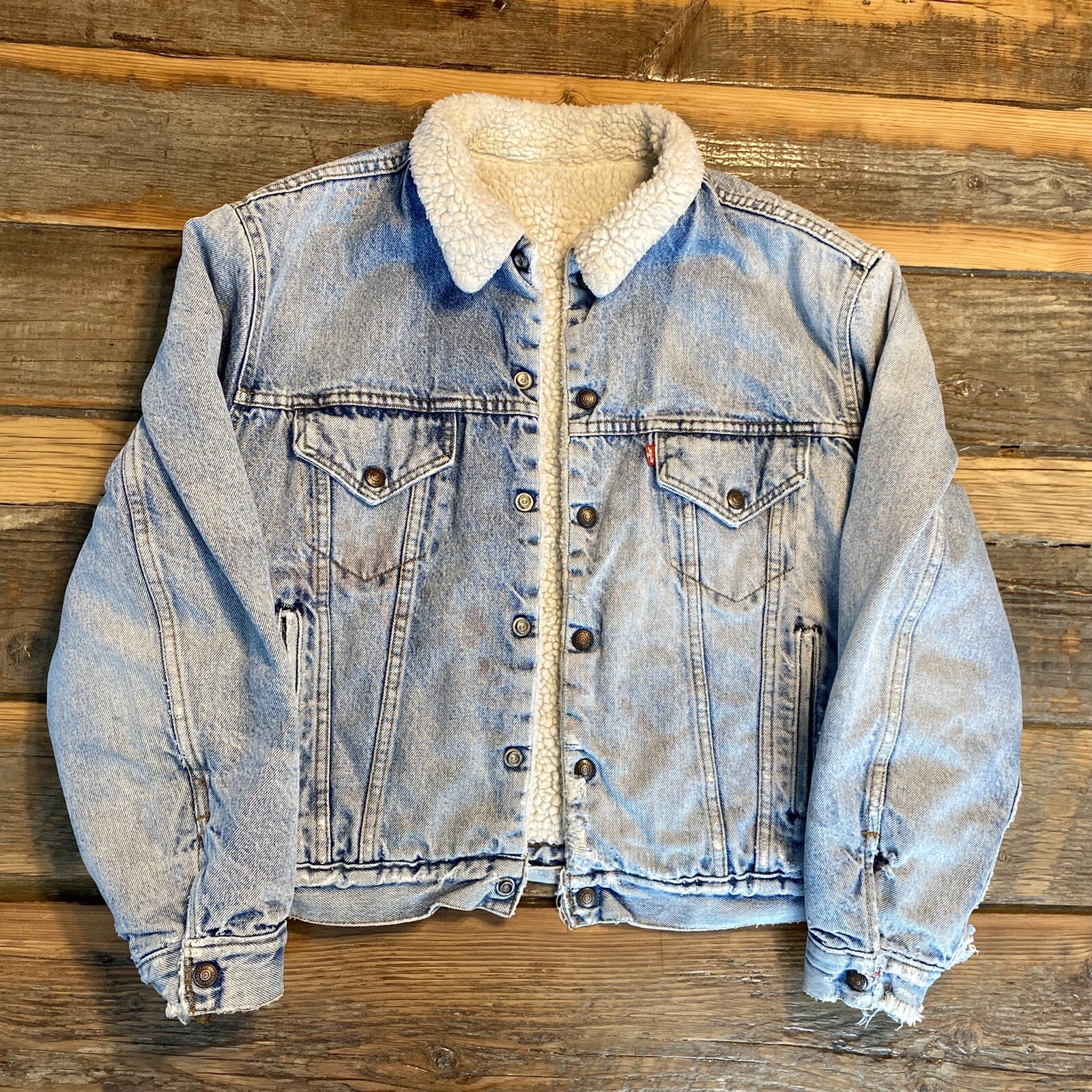 Vintage Levis Mens Denim Trucker Jean 