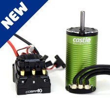 NEW Castle Creations Cobra 10 6S Max 25.2V ESC with 1415-2400Kv 5mm Shaft Motor