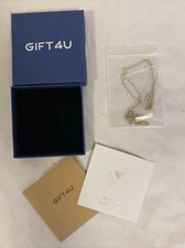 Necklace 18k Gold Plated With Letter R Pendant